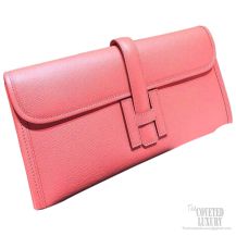 Hermes Jige Duo Mini Clutch ck89 Noir Swift and Lizard