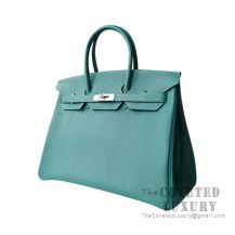 Hermes Birkin 25 Handbag Z6 Malachite Togo SHW