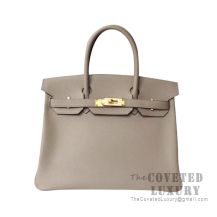 Hermes Birkin 30 Bag M8 Gris Asphalt Epsom GHW