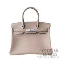 Hermes Birkin 30 Bag S2 Trench Epsom SHW