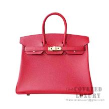 Hermes Birkin 30 Bag S5 Rouge Tomate Epsom GHW