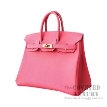 Hermes Birkin 30 Bag T5 Rose Jaipur Epsom GHW