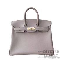 Hermes Birkin 30 Bag M8 Gris Asphalt Swift GHW