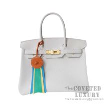 Hermes Birkin 30 Bag 01 Blanc Togo GHW