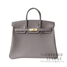 Hermes Birkin 30 Bag 8F Etain Togo GHW