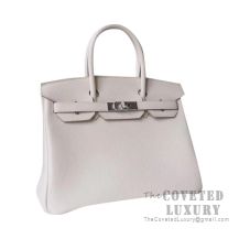 Hermes Birkin 30 Bag CC10 Craie Togo SHW