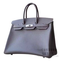 Hand Stitched Hermes Birkin 40 Bag in ck18 Etoupe Togo Calfskin SHW - Hermes  Replica