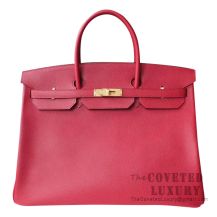 Hermes Birkin 40 Bag K1 Rouge Grenat Epsom GHW