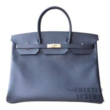 Hermes Birkin 40 Bag 89 Noir Epsom SHW