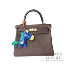 Hermes Kelly 25 Handbag CC16 Taupe Togo GHW