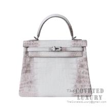 Hermes Kelly 25 Bag Himalaya Niloticus SHW