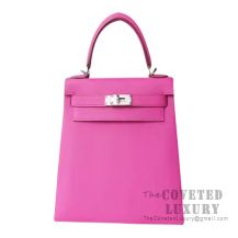 Hermes Kelly 28 Handbag 9I Magnolia Epsom SHW