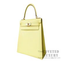 Hermes Kelly 28 Handbag C9 Soufre Epsom GHW