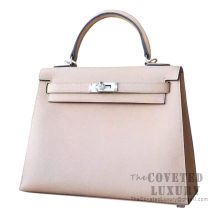 Hermes Kelly 28 Handbag S2 Trench Epsom SHW