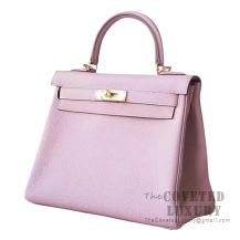 Hermes Kelly 28 Handbag 4W Glycine Clemence GHW