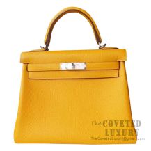 Hermes Kelly 28 Handbag 9D Ambre Togo SHW