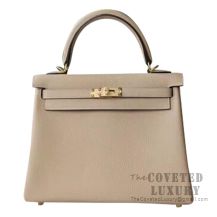 Hermes Kelly 28 Handbag S2 Trench Togo GHW