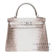 Hermes Kelly 28 Bag Himalaya Niloticus SHW