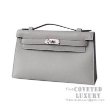 Hermes Mini Kelly I Bag 4Z Gris Mouette Epsom SHW