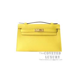 Hermes Mini Kelly I Bag 9O Jaune Dr Naples Epsom GHW