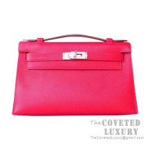 Hermes Mini Kelly I Bag S5 Rouge Tomate Epsom SHW