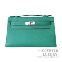 Hermes Mini Kelly I Bag U4 Vert Vertigo Epsom SHW