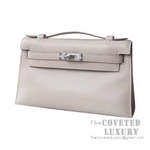 Hermes Mini Kelly I Bag 1F Argile Swift SHW