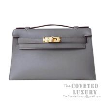 Hermes Mini Kelly I Bag 8F Etain Swift GHW