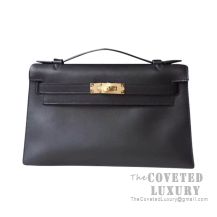 Hermes Mini Kelly I Bag 89 Noir Swift GHW