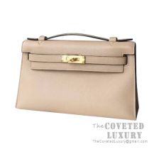 Hermes Mini Kelly I Bag S2 Trench Swift GHW