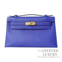 Hermes Mini Kelly I Bag I7 Blue Zellige Swift GHW