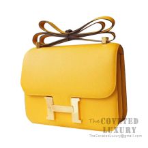 Hermes Constance 23 Bag 9D Ambre Epsom GHW