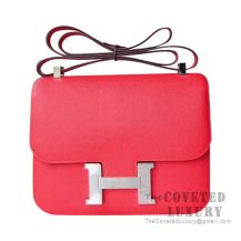 Hermes Constance 23 Bag S5 Rouge Tomate Epsom GHW