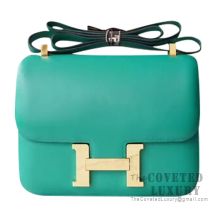 Hermes Constance 23 Bag U4 Vert Vertigo Evercolor GHW