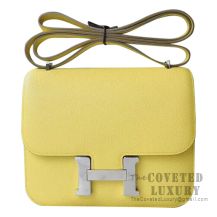 Hermes Mini Constance 18 Bag C9 Soufre Epsom SHW