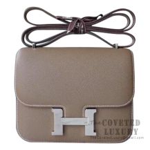 Hermes Mini Constance 18 Bag CK18 Etoupe Epsom SHW