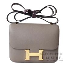 Hermes Mini Constance 18 Bag M8 Gris Asphalt Epsom GHW