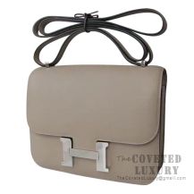 Hermes Mini Constance 18 Bag M8 Gris Asphalt Epsom SHW