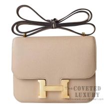 Hermes Mini Constance 18 Bag S2 Trench Epsom GHW