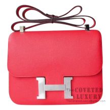 Hermes Mini Constance 18 Bag S5 Rouge Tomate Epsom GHW