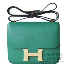 Hermes Mini Constance 18 Bag U4 Vert Vertigo Epsom GHW