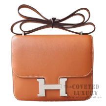 Hermes Mini Constance 18 Bag CC37 Gold Swift SHW