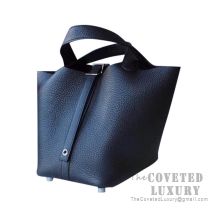 Hermes Picotin Lock 18 Bag 89 Noir Clemence SHW