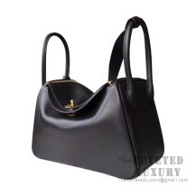 Hermes Lindy 26 Bag 89 Noir Evercolor GHW