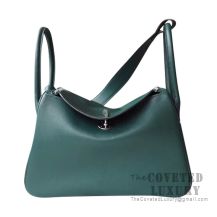 Hermes Lindy 26 Bag 2Q Vert Anglais Swift SHW