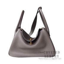 Hermes Lindy 26 Bag 8F Etain Clemence GHW