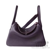 Hermes Lindy 26 Bag CC59 Raisin Clemence SHW