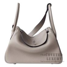 Hermes Lindy 26 Bag M8 Gris Asphalt Clemence SHW