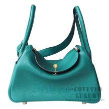 Hermes Lindy 26 Bag U4 Vert Vertigo Clemence GHW