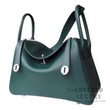 Hermes Lindy 30 Bag 2Q Vert Anglais And U4 Vert Vertigo Swift SHW